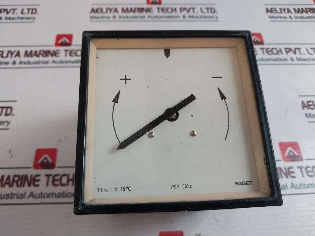 Faget 120V 60Hz Analog Panel Meter 