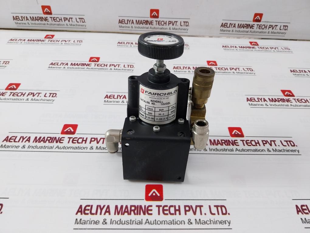 Fairchild 10232L Pressure Regulator Ed-1825 500 Psig 35.0 Bar 3500 Kpa
