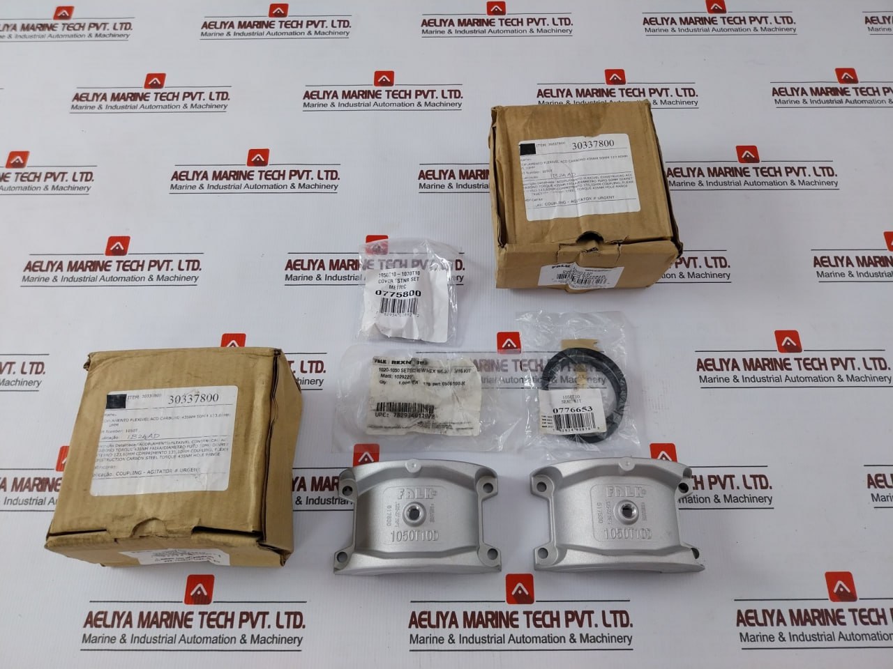 Falk 1050T10 Carbon Steel Flexible Coupling 435Nm Torque 50 Mm 135.10Mm Length