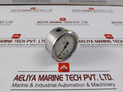 Famabras 14105-1 Manometer Pressure Gauge 0-6 Bar Stainless Steel