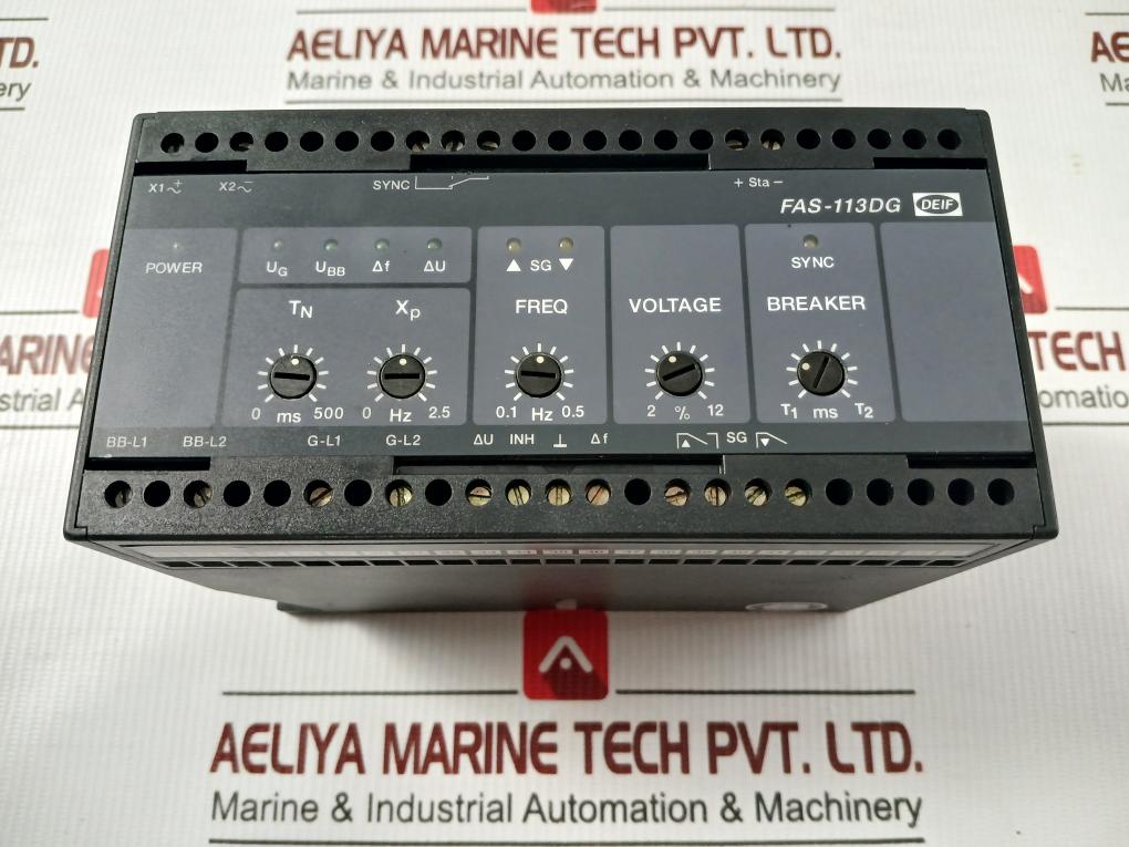 Fas-113dg Automatic Synchronizer Controller 230vac Brand Deif
