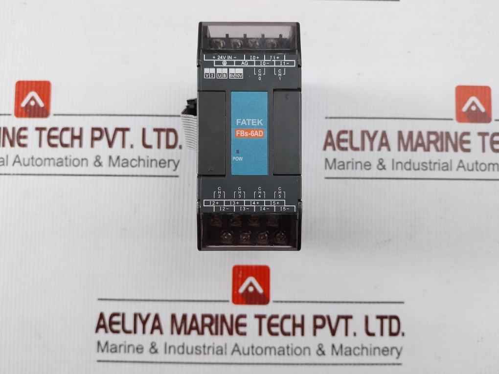 Fatek Automation Fbs-6Ad Analog I/O Expansion Module 24V In