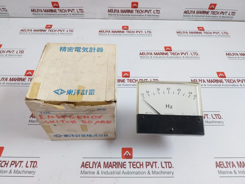 Fcf-12nb Frequency Meter Brand Toyo Keiki 55-65 Hz