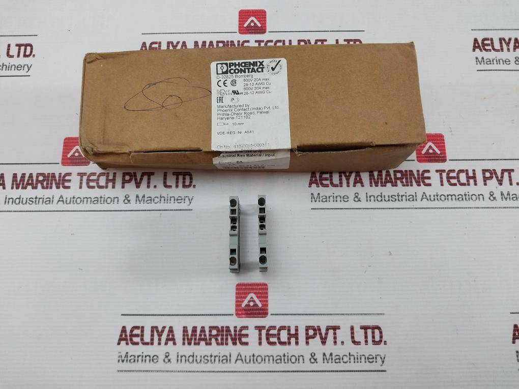 Feed-Through Terminal Block St 2,5 Brand Phoenix Contact (1 Box = 50 Pcs)