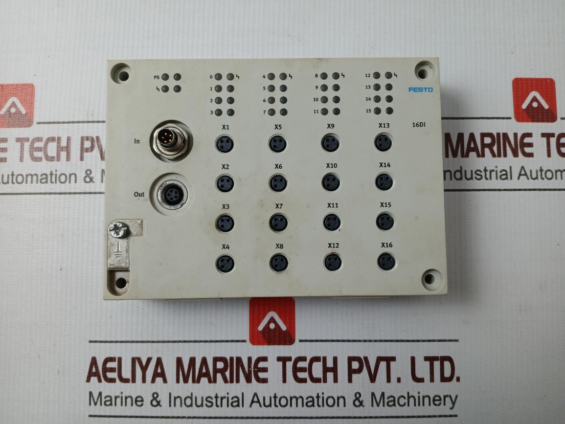 Festo Cp-e16-m8-el Input Module Rev 01 546922 A507
