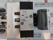 Festo Dfpd-80-rp-90-rd-f0507 Rotary Actuator W/ Solenoid Valve, Switch Box