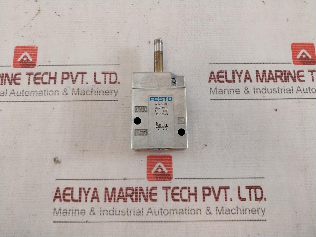 Festo Mfh-3-1/8 Solenoid Valve 7802 H123 21-120Psi 2867735