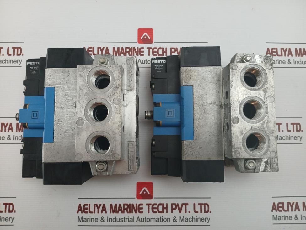 Festo Solenoid Valve Mebh-5/3b-D-2-Zsr-C 40-145psi/3-10bar