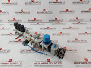 Festo Hea-m2-g1/2 Manual On-off Valve With Pressure Switch Pev-1/4A-wd F843