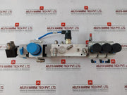 Festo Hea-m2-g1/2 Manual On-off Valve With Pressure Switch Pev-1/4A-wd F843