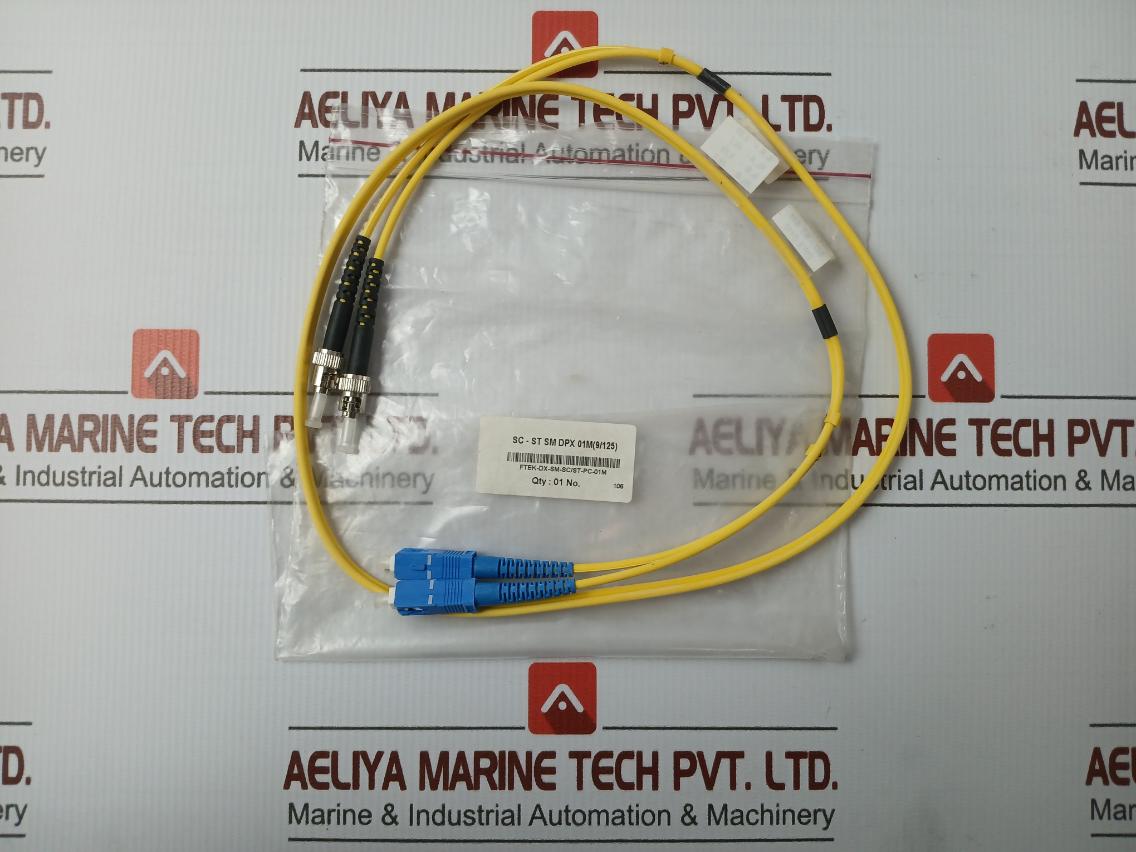 Fiber Optic Patch Cable Ftek-Dx-Sm-Sc/St-Pc-01m In New