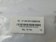 Fiber Optic Patch Cable Ftek-Dx-Sm-Sc/St-Pc-01m In New