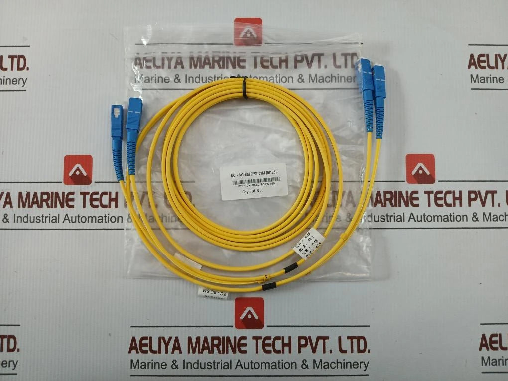 Fiber Optic Patch Cable New Ftek-Dx-Sm-Sc/Sc-Pc-03m - 60 Gm
