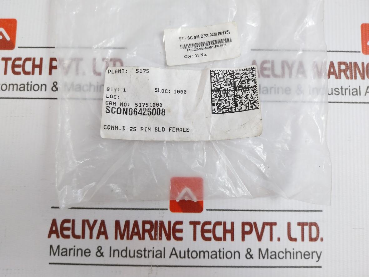 Fibre Optic Cable Dpx 02m (9/125) St-Sc Sm Ftk-Dx-Sm-Sc/St-Pc-02m 50 Gm