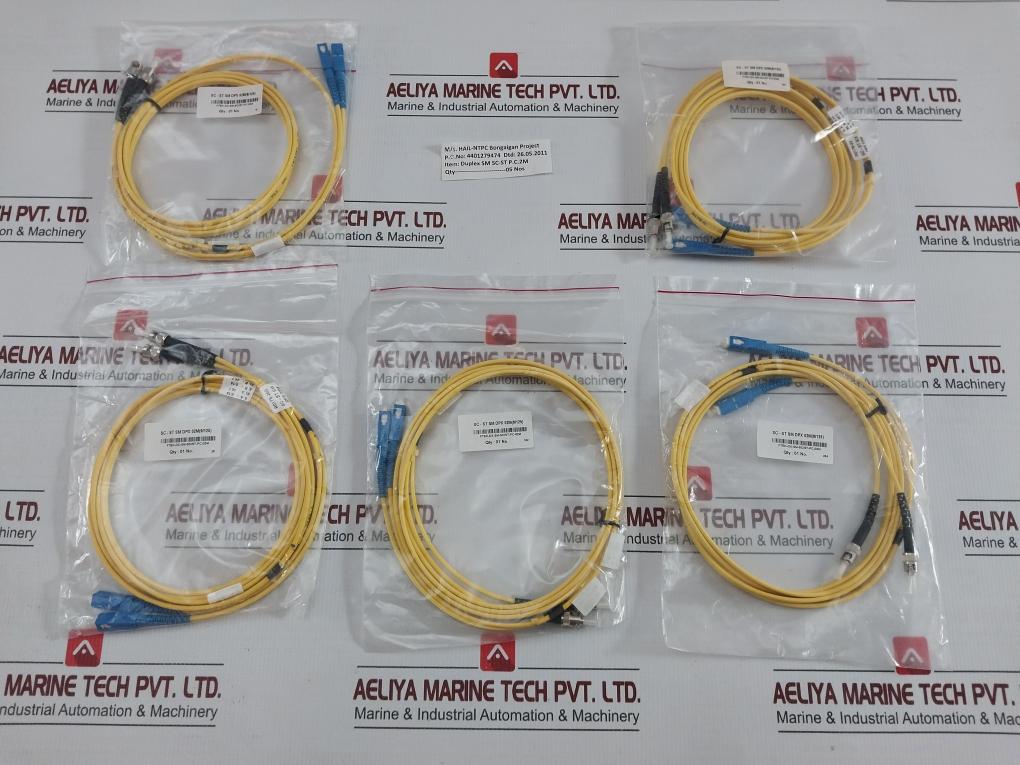 Fibre Optic Cable Set Ftek-Dx-Sm-Sc/St-Pc-02m In New