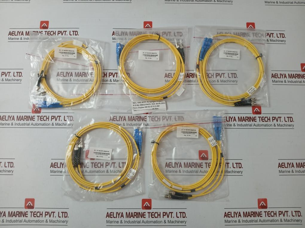 Fibre Optic Patch Cable Set  Ftek-Dx-Sm-Sc/St-Pc-02m 270 Gm