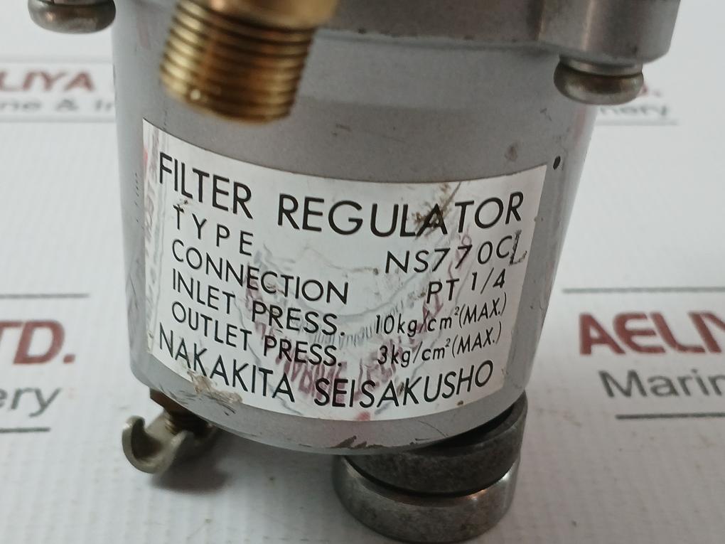 Filter Regulator Brand In Nakakita Seisakusho Ns770c -750 Gm