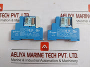 Finder Relay With Socket 24vdc 6a 95.05