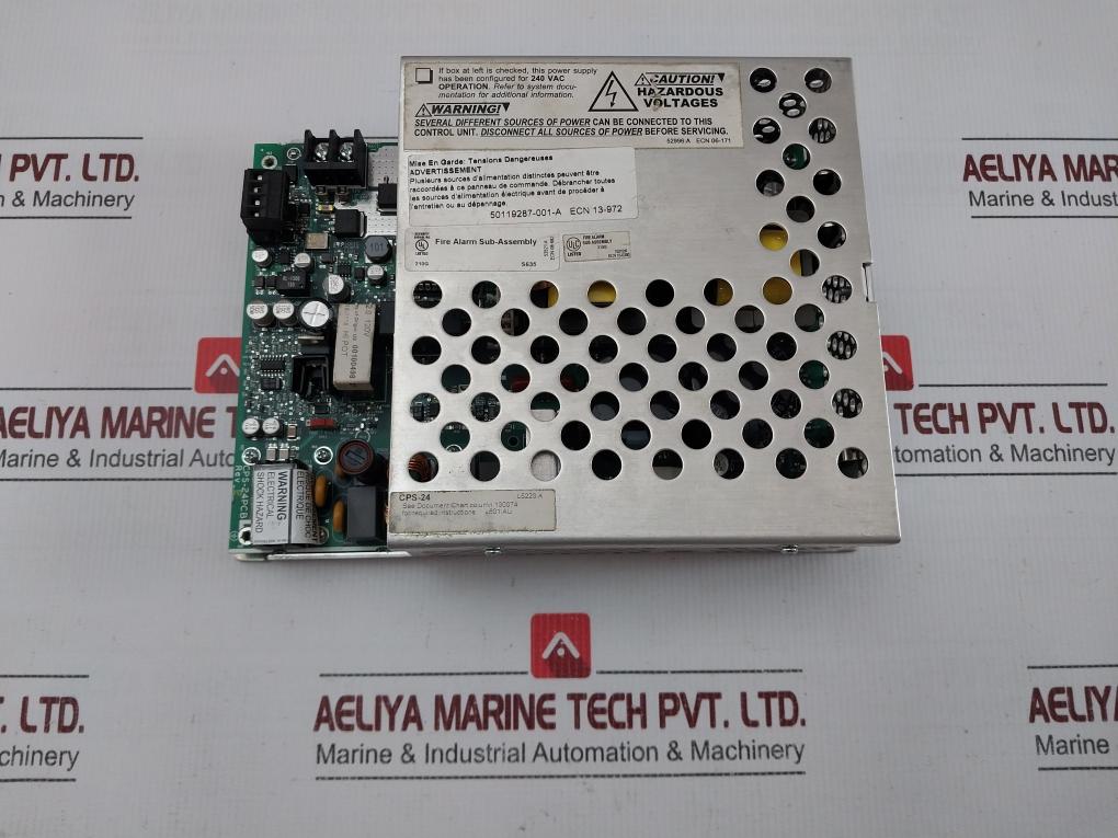 Fire Alarm Sub Assembly Brand Notifier 240 Vac Cps-24pcb