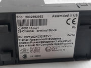 Fisher-rosemount Kj4001X1-cj1 32 12P1902X032 Rev F Channel Terminal Block