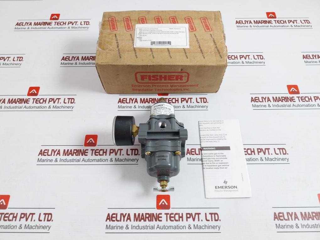Fisher Fs-67Cfr-235 Pressure Regulator 67Cf Series 0-2 Bar 0-.2 Mpa 0-30 Psi
