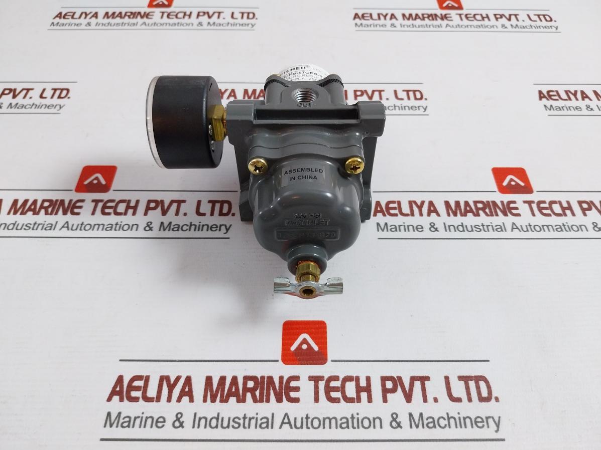 Fisher Fs-67Cfr-235 Pressure Regulator 67Cf Series 0-2 Bar 0-.2 Mpa 0-30 Psi