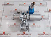 Flanged Ball Valve Assy W/ Positioner 4 KGF/CM2 70C AG06S Brand KITAMURA