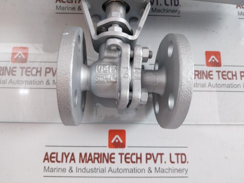 Flanged Ball Valve Assy W/ Positioner 4 KGF/CM2 70C AG06S Brand KITAMURA