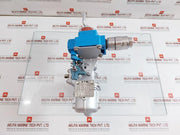 Flanged Ball Valve Assy W/ Positioner 4 KGF/CM2 70C AG06S Brand KITAMURA