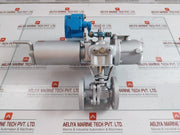 Flanged Ball Valve Assy W/ Positioner 4 KGF/CM2 70C AG06S Brand KITAMURA