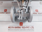 Flanged Ball Valve Assy W/ Positioner 4 KGF/CM2 70C AG06S Brand KITAMURA
