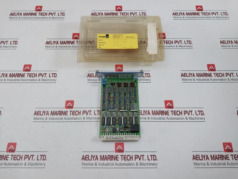 Flow Monitor Pcb Card C Cylinder Lub Oil By Sulzer 112.046.018.200