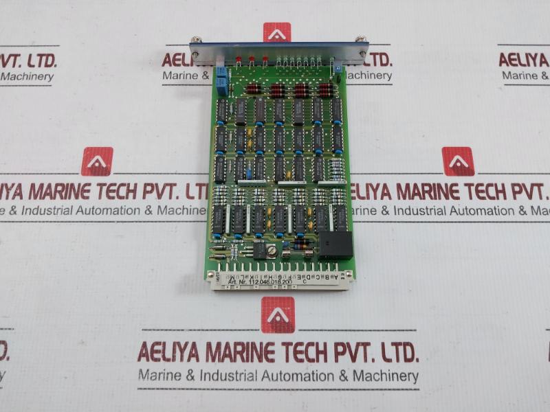 Flow Monitor Pcb Card C Cylinder Lub Oil By Sulzer 112.046.018.200
