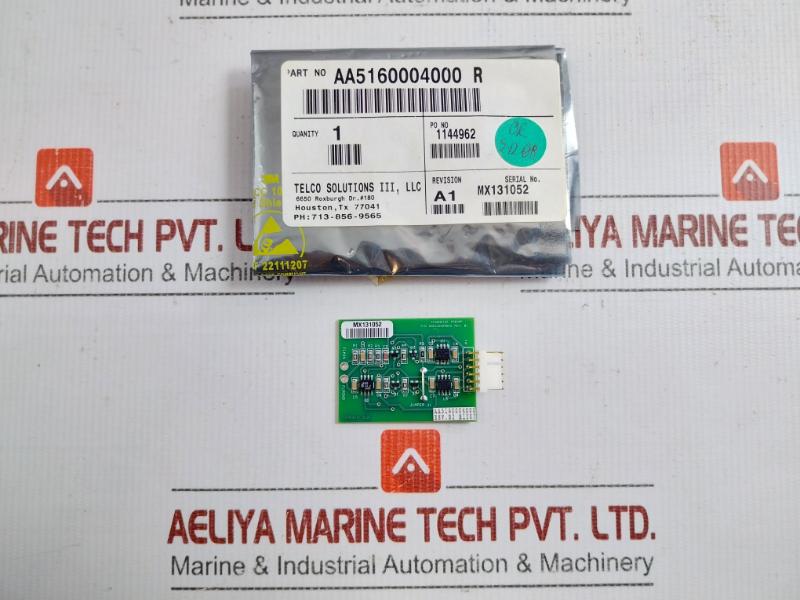 Flowmeter Preamp Pcb Card Aa5160004000 Hydril Aa5170004000