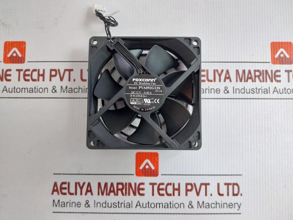 Foxconn-12-Vdc-0-40A-Rev-A-Dc-Brushless-Fan-Pva092G12S-653905-001-208958-1
