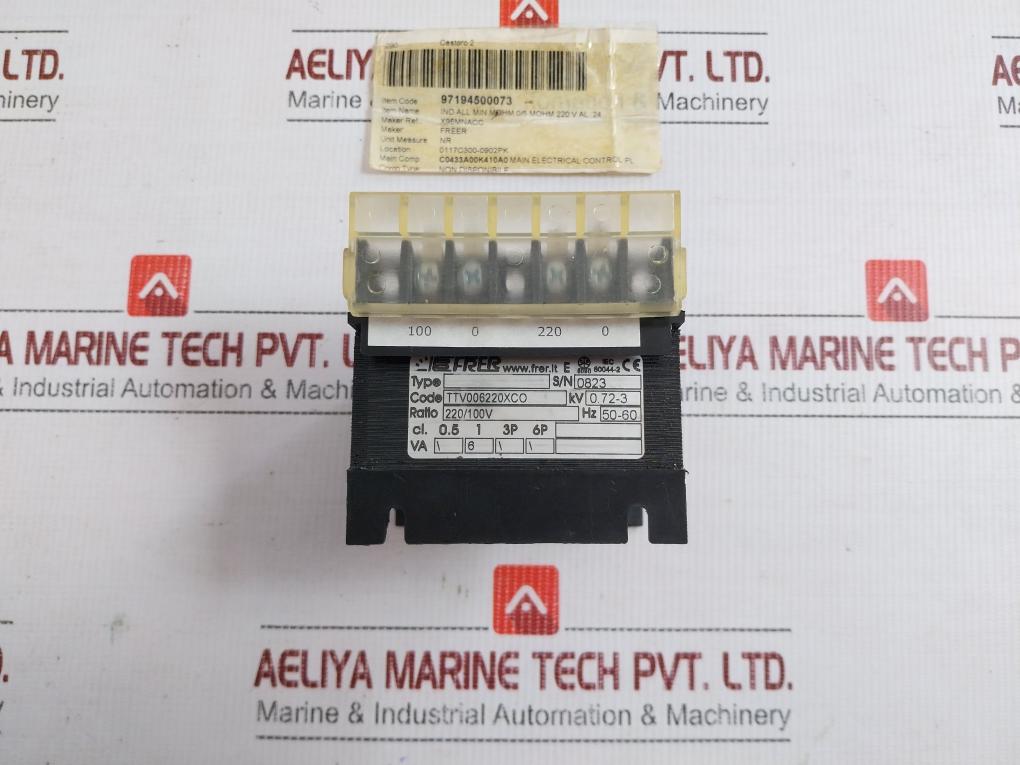 Control Transformer By Frer Ttv006220xco 100-220v/50-60hz
