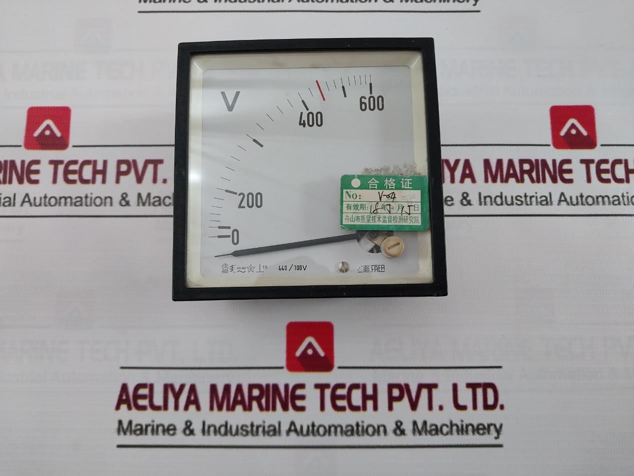 Frer Analog Voltmeter 0-440/600V 440/100V