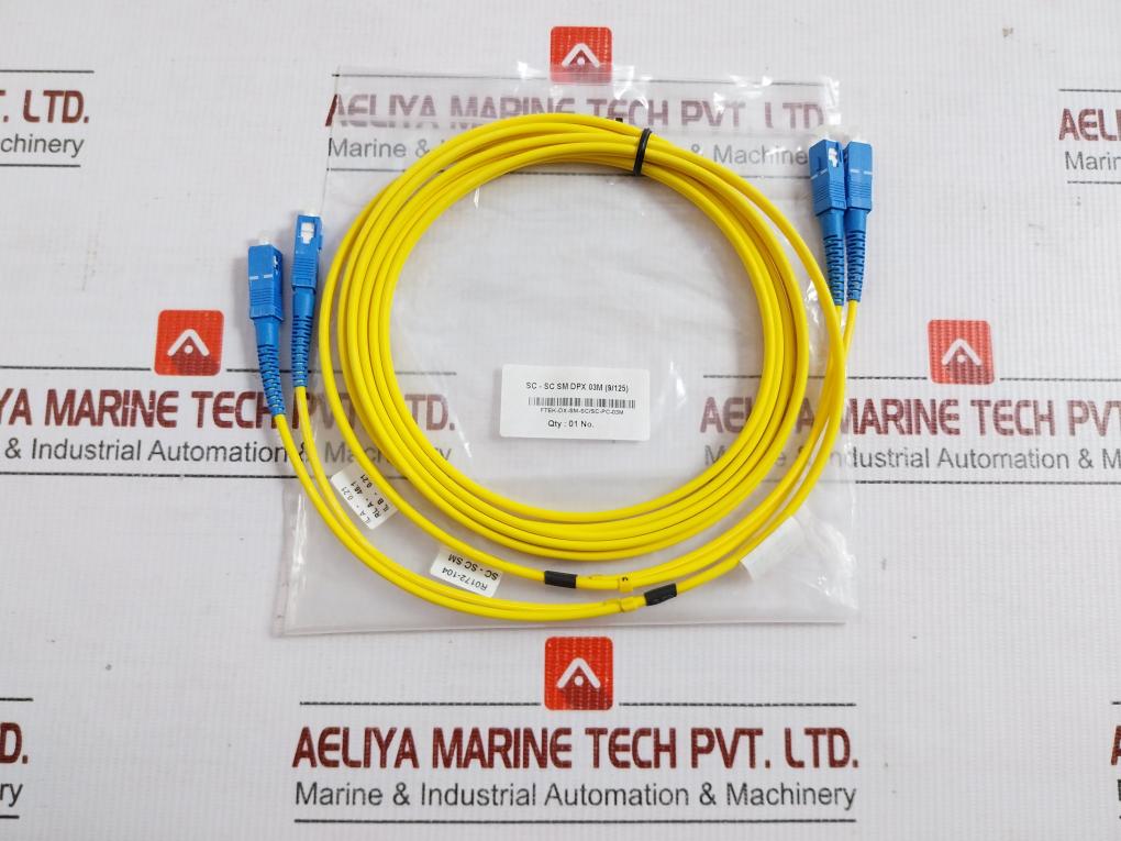 Ftek-Dx-Sm-Sc-Pc-03m In New Fiber Optic Patch Cable