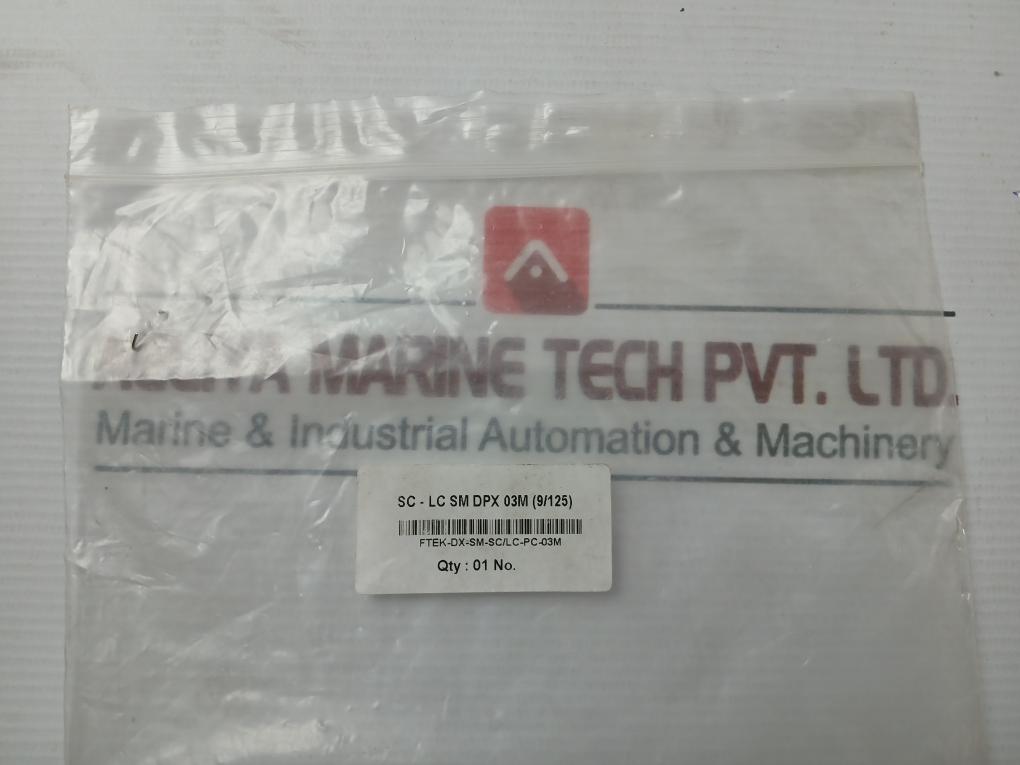 Ftek-Dx-Sm-Sc/Lc-Pc-03m Fiber Optic Patch Cable Set
