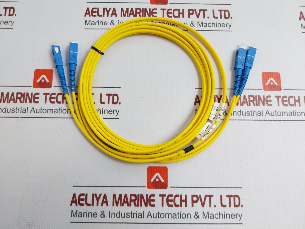 Ftek-Dx-Sm-Sc/Sc-Pc-03m Sc-Sc Sm Dpx 03m (9/125) Single Mode Fiber Optic Cable - 60 Gm
