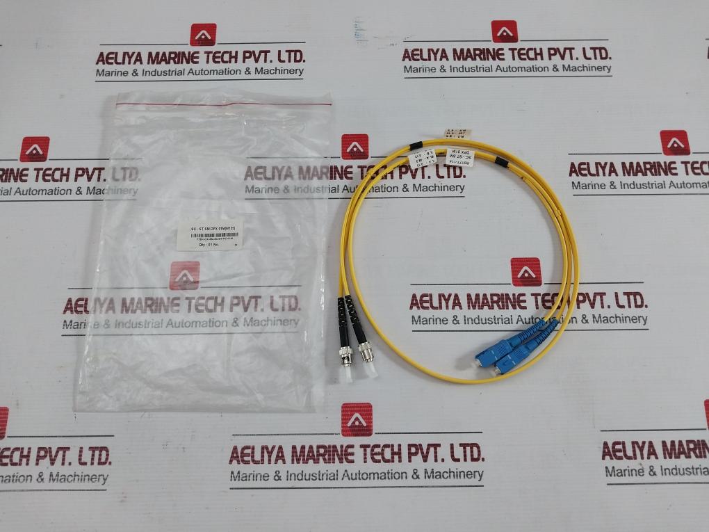 New Ftek-Dx-Sm-Sc/St-Pc-01m Sc-St Sm Dpx 01m(9/125) Fiber Patch Cable - 50 Gm
