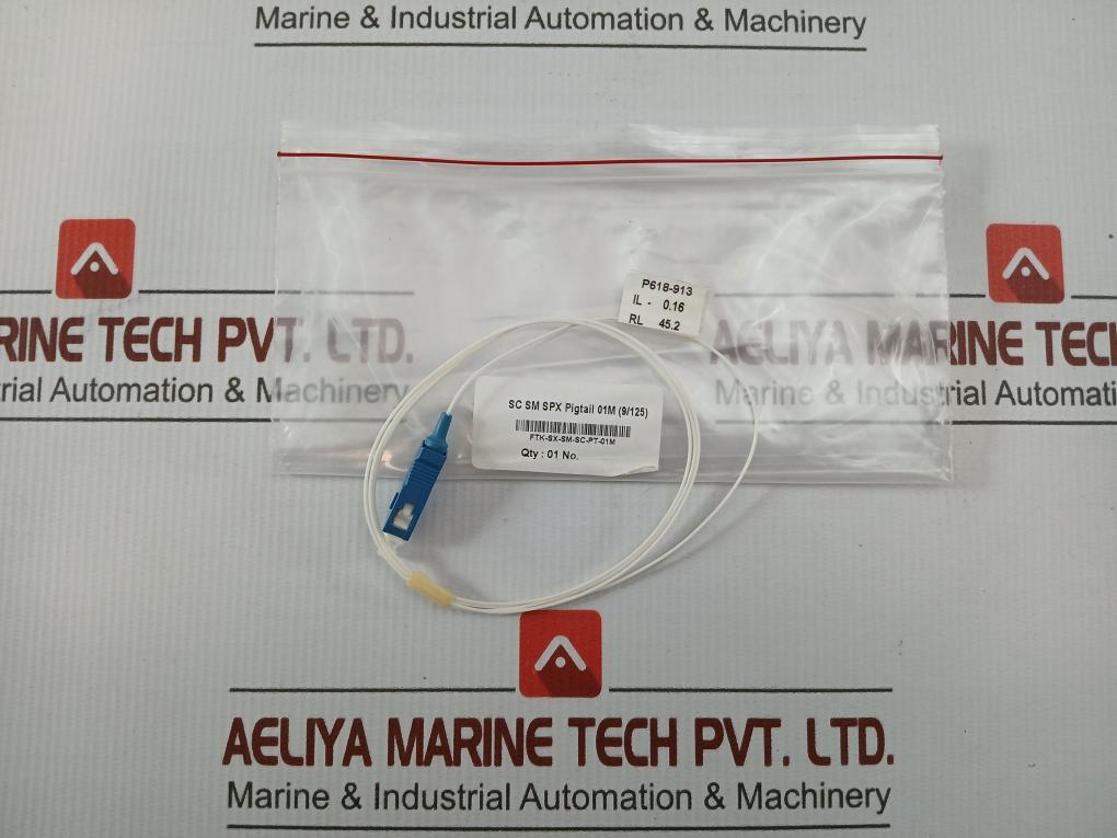 Fiber Optic Pigtail - Sc-P Ftk-Sx-Sm-Sc-Pt-01m P618-913 - 50 Gm