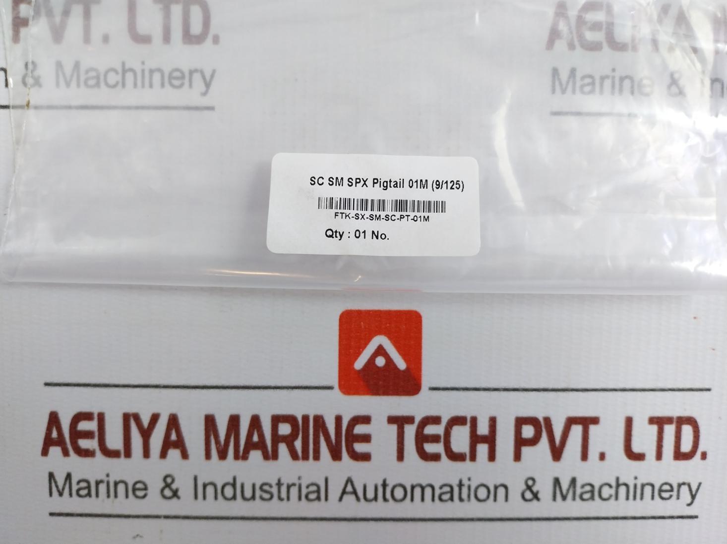 Ftk-Sx-Sm-Sc-Pt-01m Fiber Optic Pigtail 1m New Condition