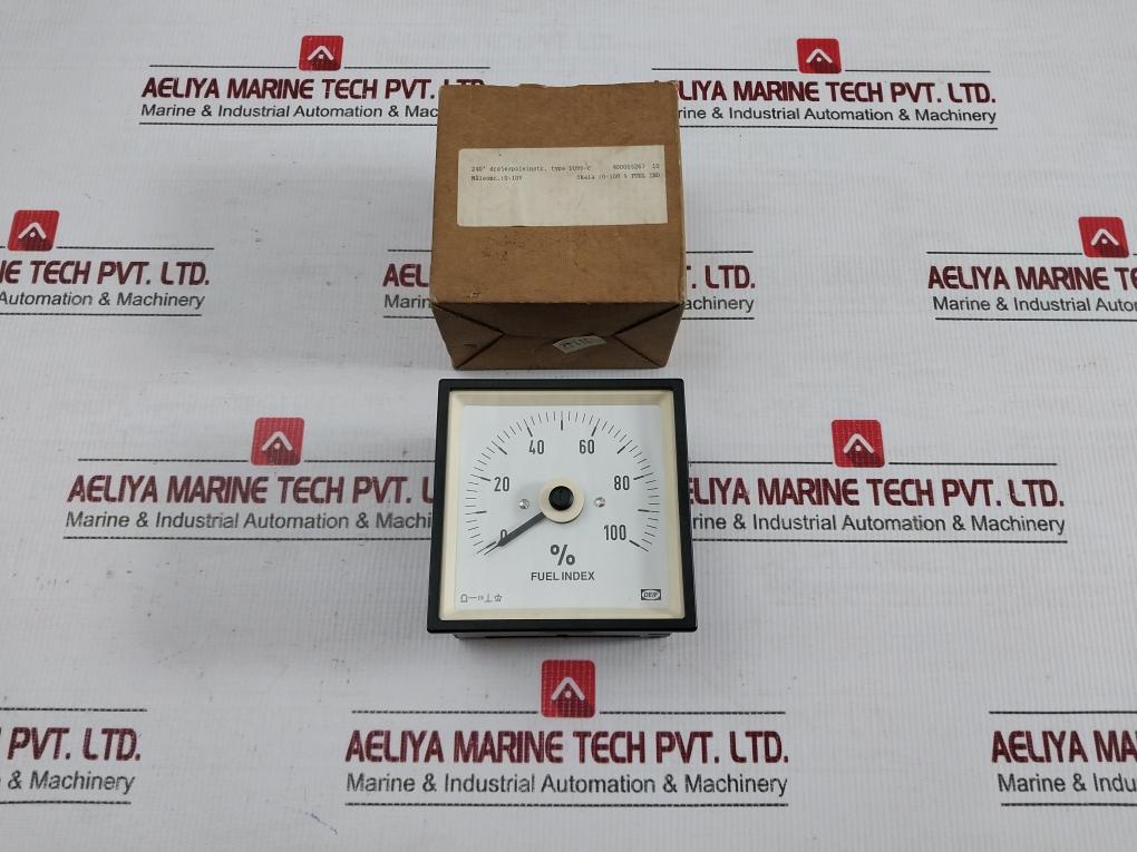 Fuel-Index-Analog-Panel-Meter-0-10V-1041300050B-0-100-Deif-Dq96-c-208713-1