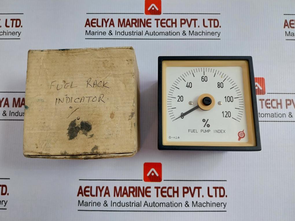 Fuel Pump Index Meter Brand Deif In Used 0 To 120 %