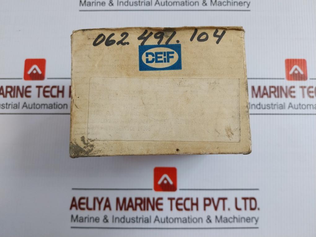 Fuel Pump Index Meter Brand Deif In Used 0 To 120 %