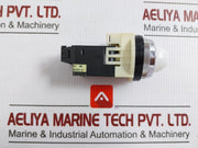 White Lamp Command Switch Ah30-Zmwh By Fuji Electric 100-110v 50/60 Hz