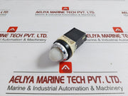 White Lamp Command Switch Ah30-Zmwh By Fuji Electric 100-110v 50/60 Hz