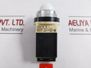 White Lamp Command Switch Ah30-Zmwh By Fuji Electric 100-110v 50/60 Hz