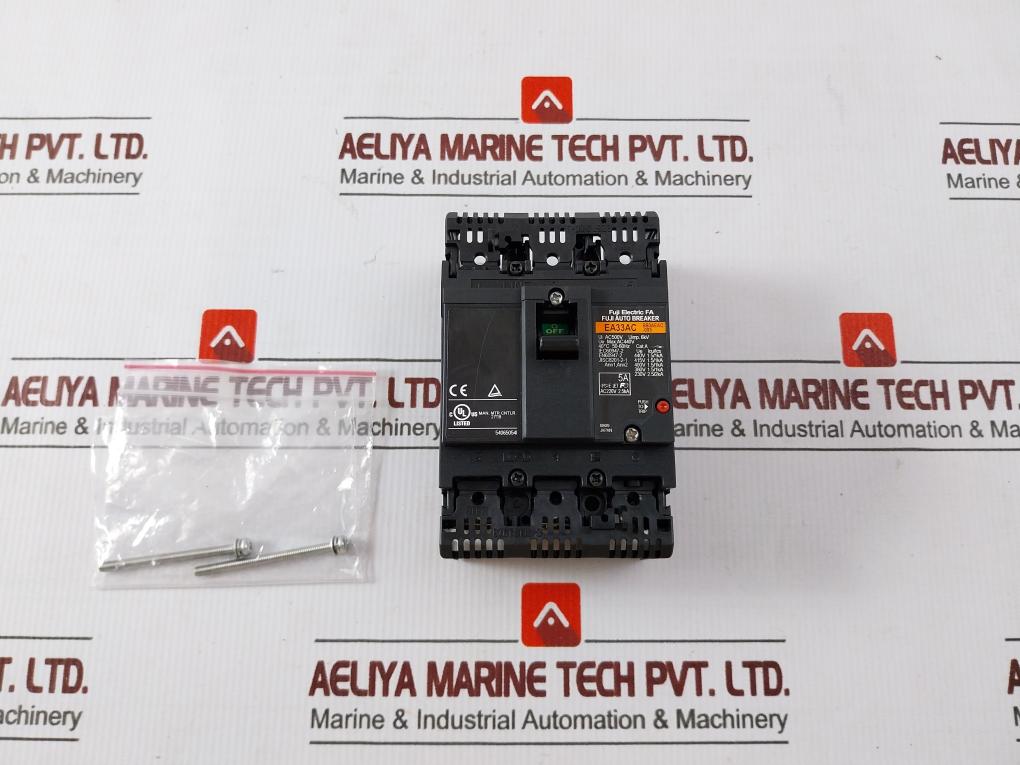 Fuji Electric Ea33Ac Circuit Breaker 500V,50-60Hz